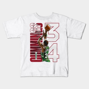 Terry Cummings Milwaukee Jump Shot Kids T-Shirt